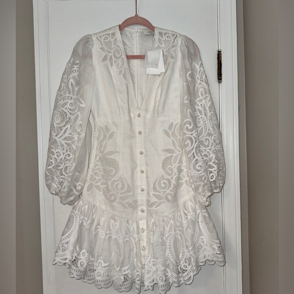 Zimmermann Mae Lace Mini Dress - Picture 5 of 12
